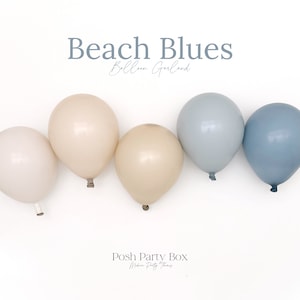 Coastal Balloon Arch Surf Balloon Beach Balloon Rustic Blue Balloon Garland Kit DIY Balloon Arch Kit Baby Shower Boy Birthday Bridal Shower