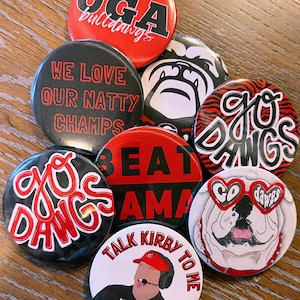 Game Day Button Pins