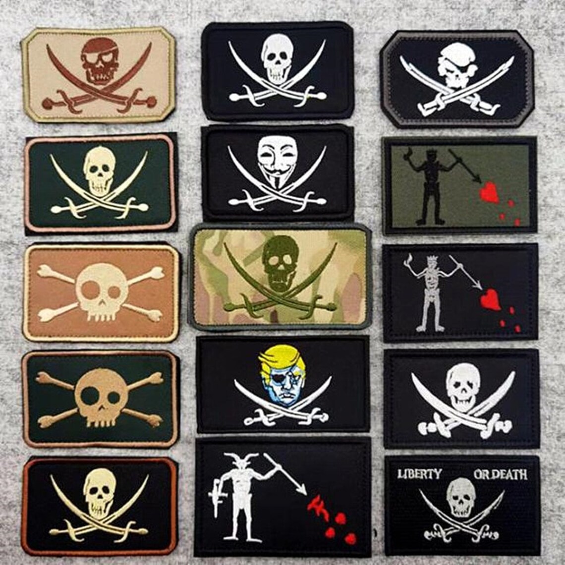 Blackbeard Pirate Flag Patch Morale Navy SEALS Team 3 Edward Etsy New