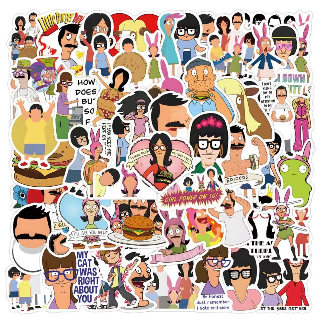 50pcs Bob’s Burgers Sticker Set – SKU: 103173-1 (1.75