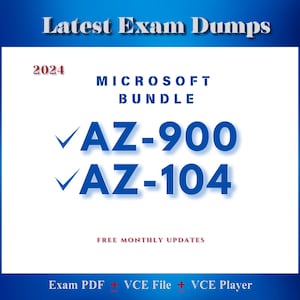 AZ-900 e AZ-104 Microsoft Azure Exam dump in pdf, VCE, Simulator - ottobre 2024! + Guida allo studio + Formazione video