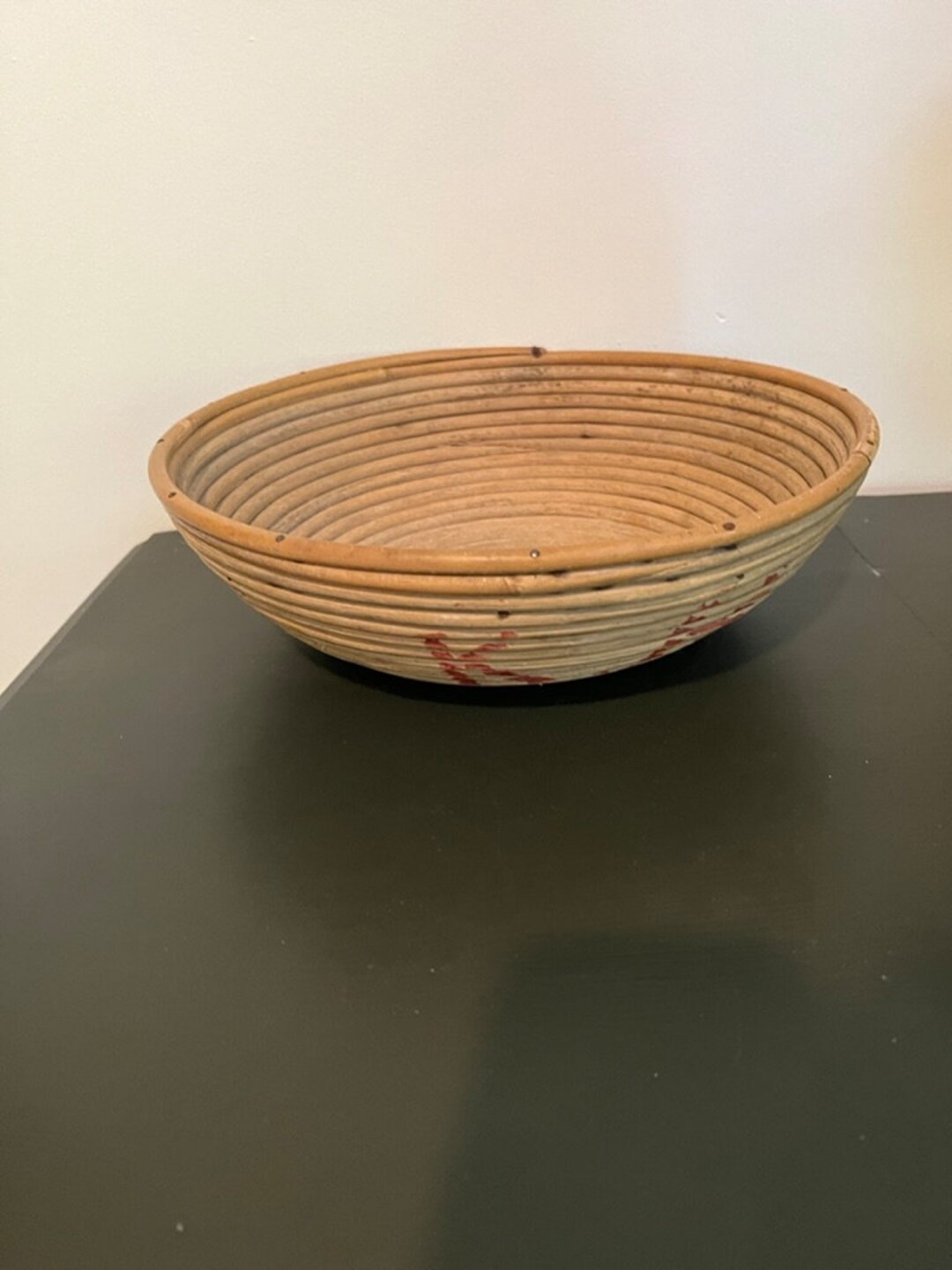 Antique German Bread Proofing Basket Brotform Etsy