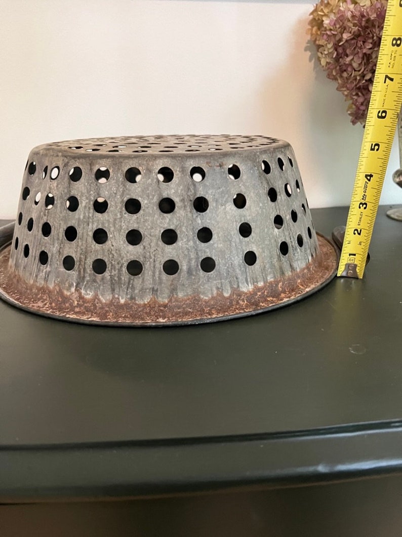Rusty Colander Antique French Colander Sieve - Etsy