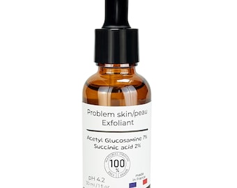 Exfoliant Acetyl Glucosamine 7% and Succinic acid , Natural