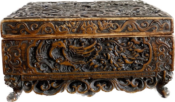 Chinese Jewelry Box Mid 20th Century in Ceramic. - Etsy