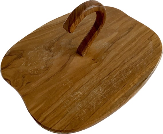 Vieux Plateau à Fromages En Bois Avec Poignée – Déco Cuisine Vintage