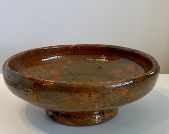 French handmade ceramic bowl.