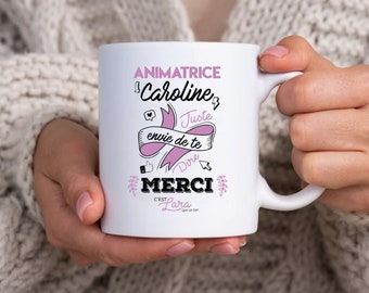 Mug ANIMATRICE ou ANIMATEUR PERSONNALISÉ