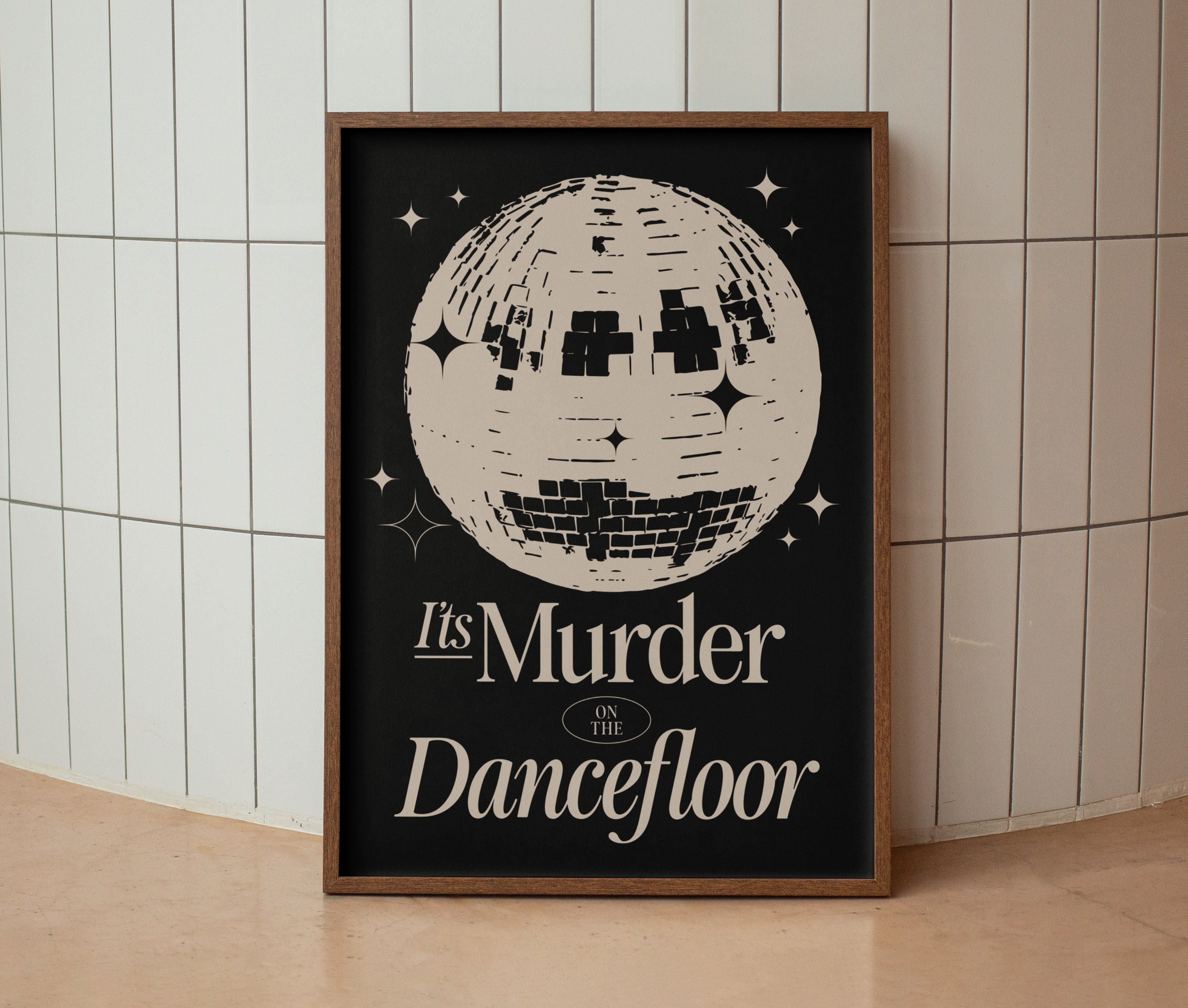 MURDER ON THE DANCEFLOOR ポスターフレーム付き30×40 Sophie