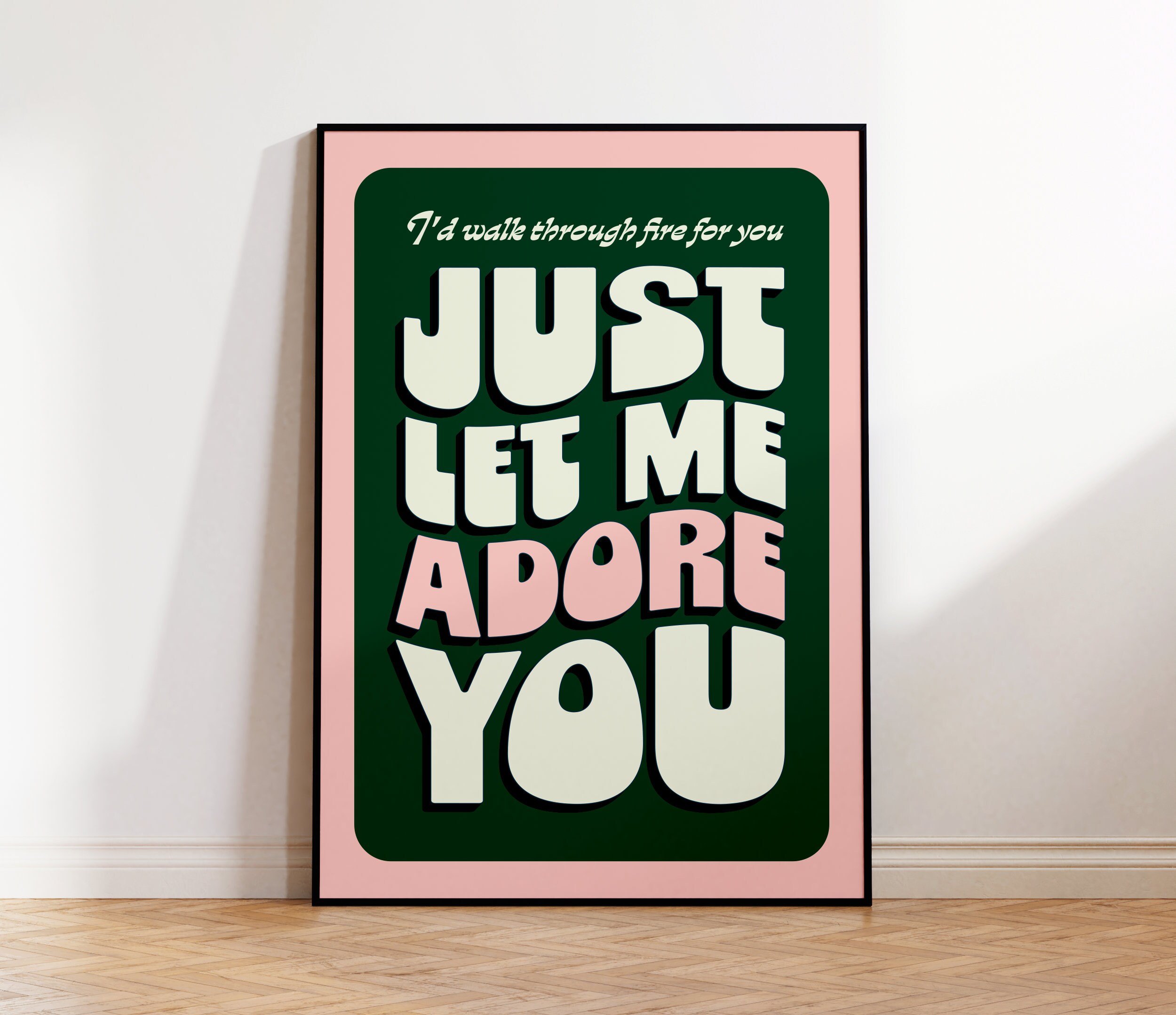 Harry Styles Adore You Poster UK