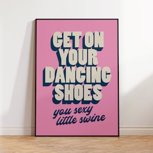 Arctic Monkeys | Dancing Shoes Lyrics Print | Wall Art | A4 A3 A5 | Unframed Print | Indie Music | Rock Music