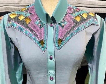 Western Show Jacket: Stretch Fabric Horse Riding Apparel