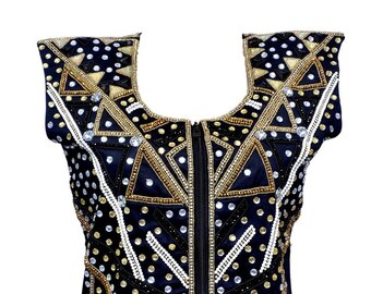 Custom Black Western Show Vest: Rhinestone Horse Riding Jacket