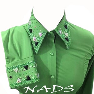 Western Pleasure Show Shirt, Western Show Shirt, horseman show shirt, Horsemanship Shirt , Showmanship Shirt, Western Show Jacket For Women