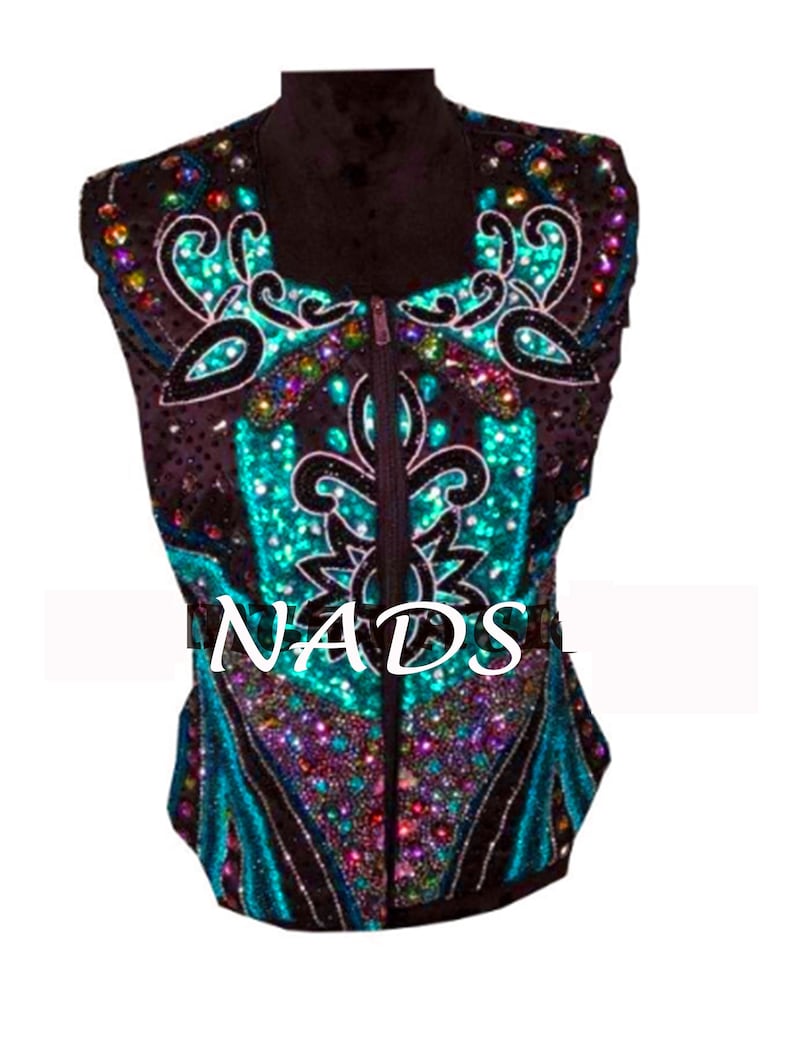 Western Show Vest for Women Western Pleasure Show Vest Horse Etsy
