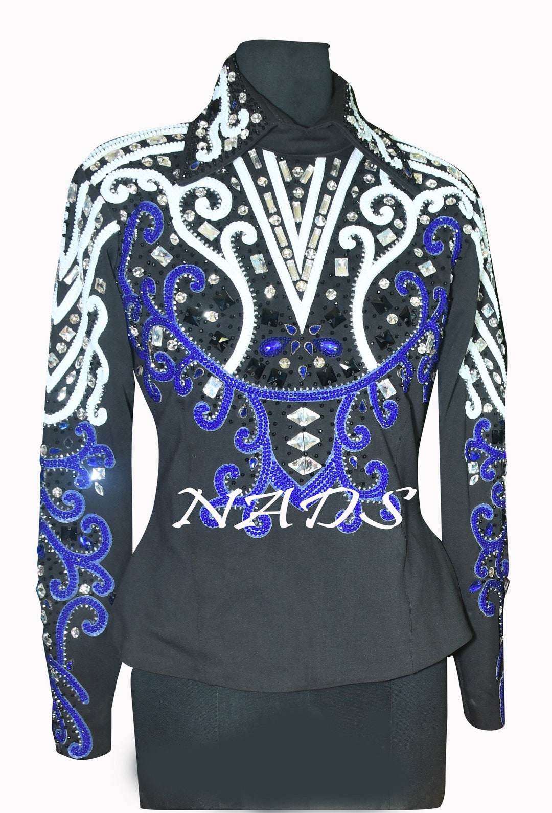 Western Horse Show Jacket Equestrian Show Clothing Girl Etsy