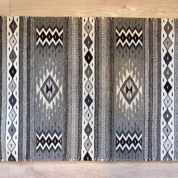 Oaxacan rug,  handwoven rug from Oaxaca, México.