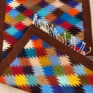 Oaxacan Rug, Mexican Textiles, Handwoven Rug 