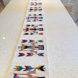 Tapis de passage zapotèque : Women of the Cornfield, tapis 100 % laine de mouton tissé à la main