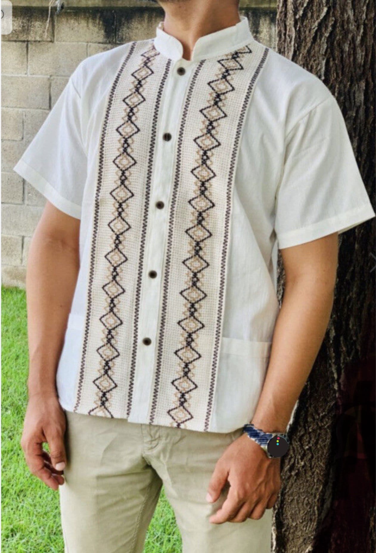 Artesanal Guayabera camisa guayabera masculina hecha a mano. Etsy Espana