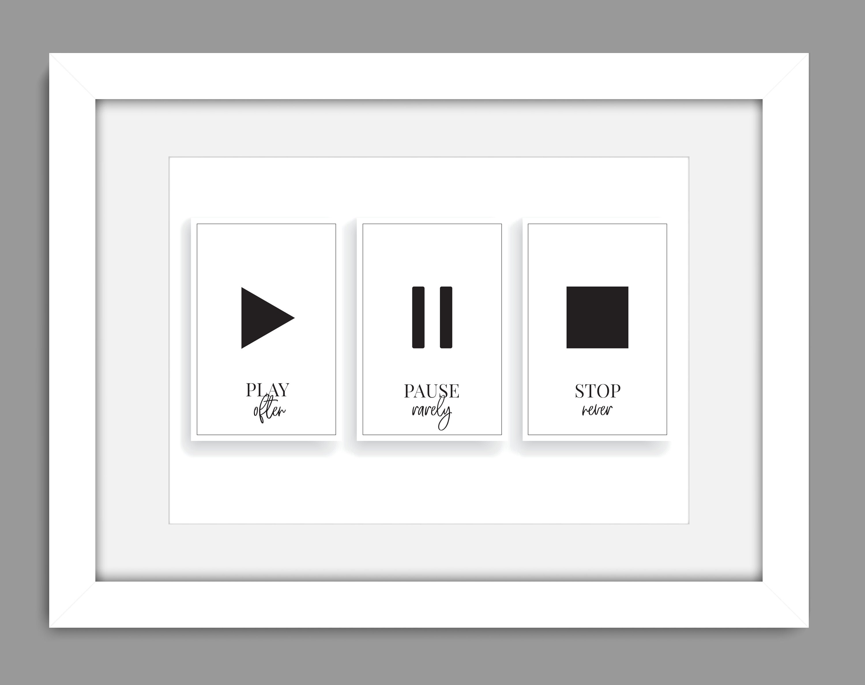 Remote control buttons 2 press play, rewind, fast forward, record, pause or  mute Greeting Card for Sale by Artonmytee