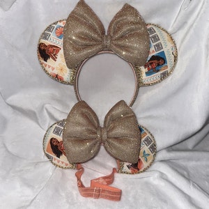 Moana Inspired Mickey/ Minnie Ears