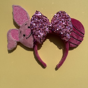 Piglet Inspired Mickey Ears