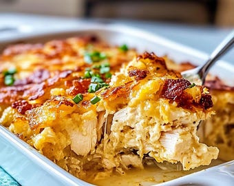 Neiman Marcus Chicken Casserole Recipe eBook | Easy Dinner Digital Cookbook | Comfort Food PDF Download