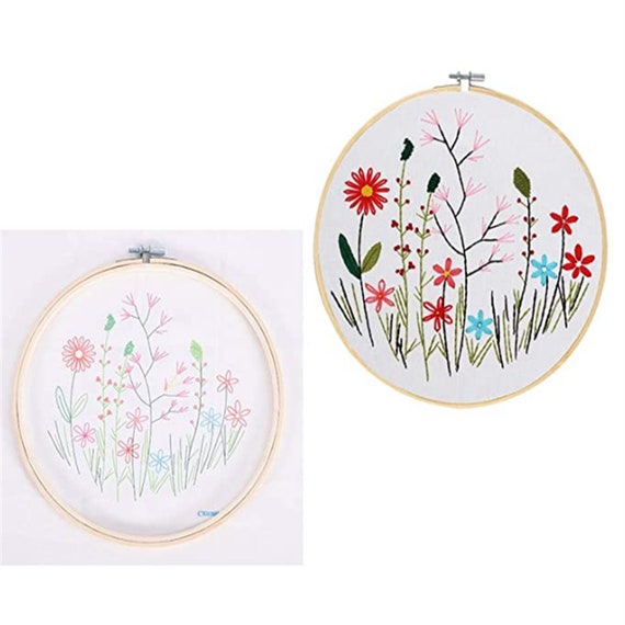  Santune 3 Pack Embroidery Kits for Adults Cross Stitch