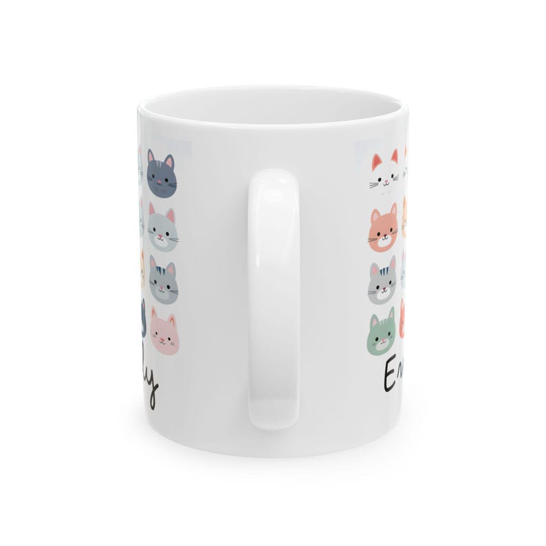 Custom Cat Mug | Personalized Large Coffee Cup image 9
