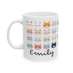 Custom Cat Mug | Personalized Large Coffee Cup image 10