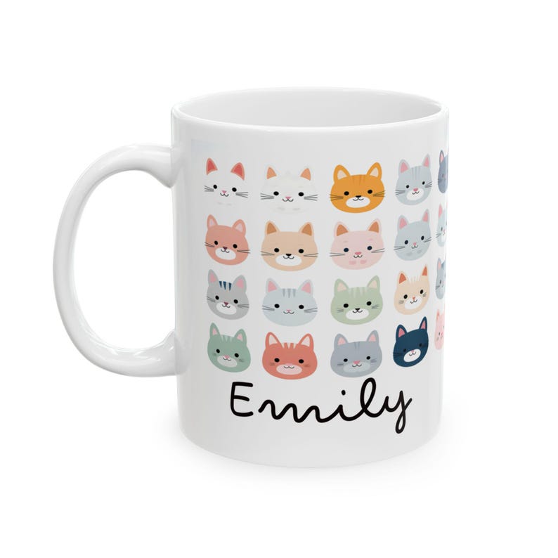 Custom Cat Mug | Personalized Large Coffee Cup image 10