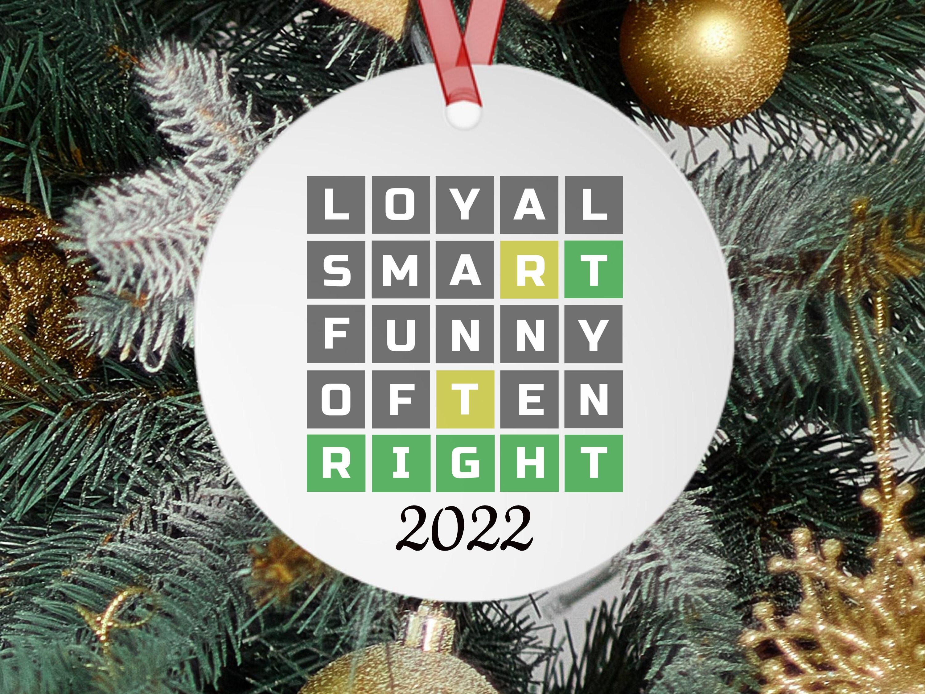 Discover Wordle Ornament