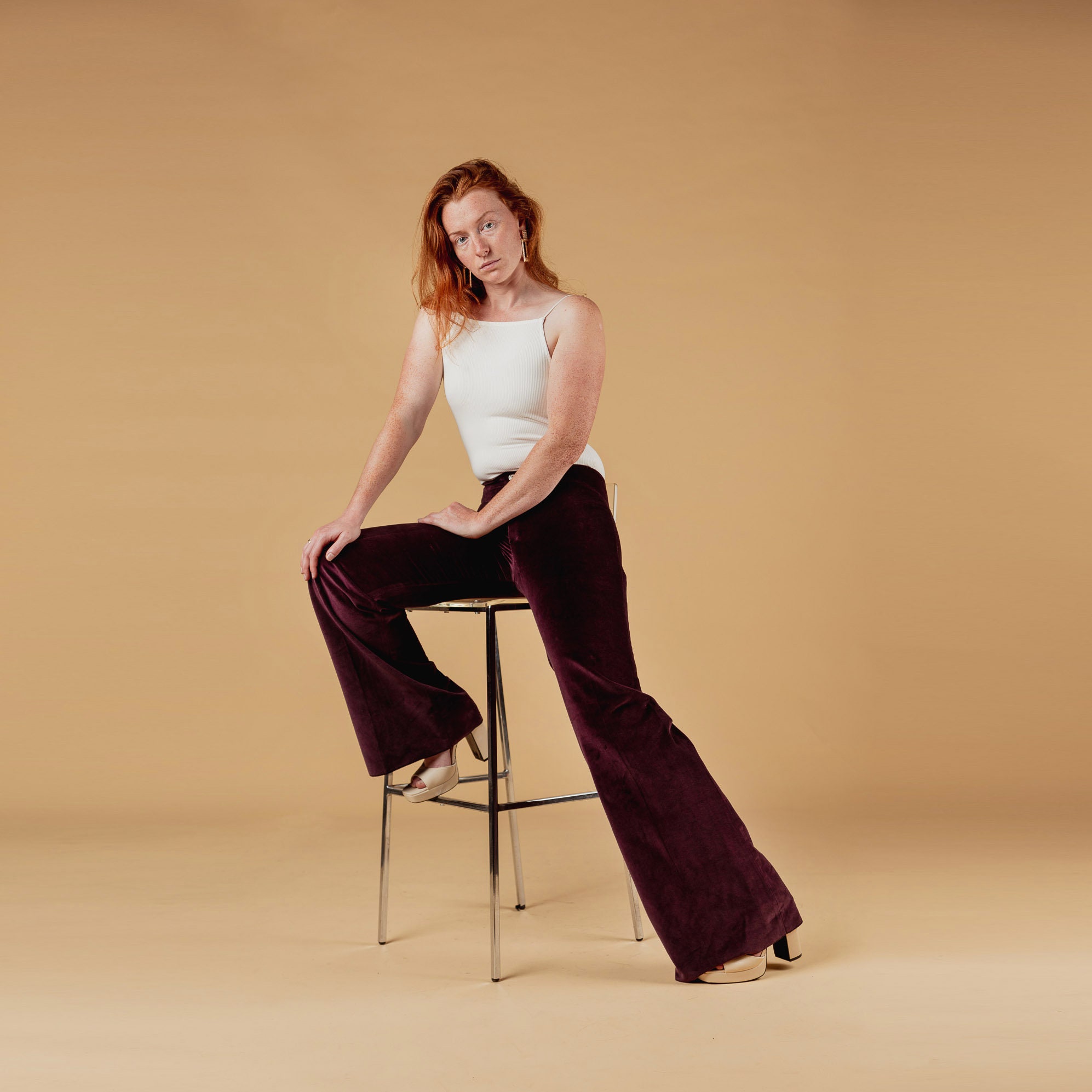 Maroon bell hotsell bottom pants