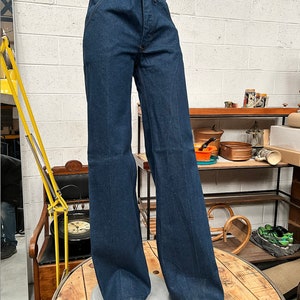 LANDLUBBER JEANS, Deadstock Jeans, Levi Vintage Jeans, 70s Jeans, Landlubber Flared Legs Original Style Deadstock Fit Traditional Jean image 5