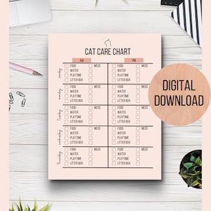 Cat Care Chart