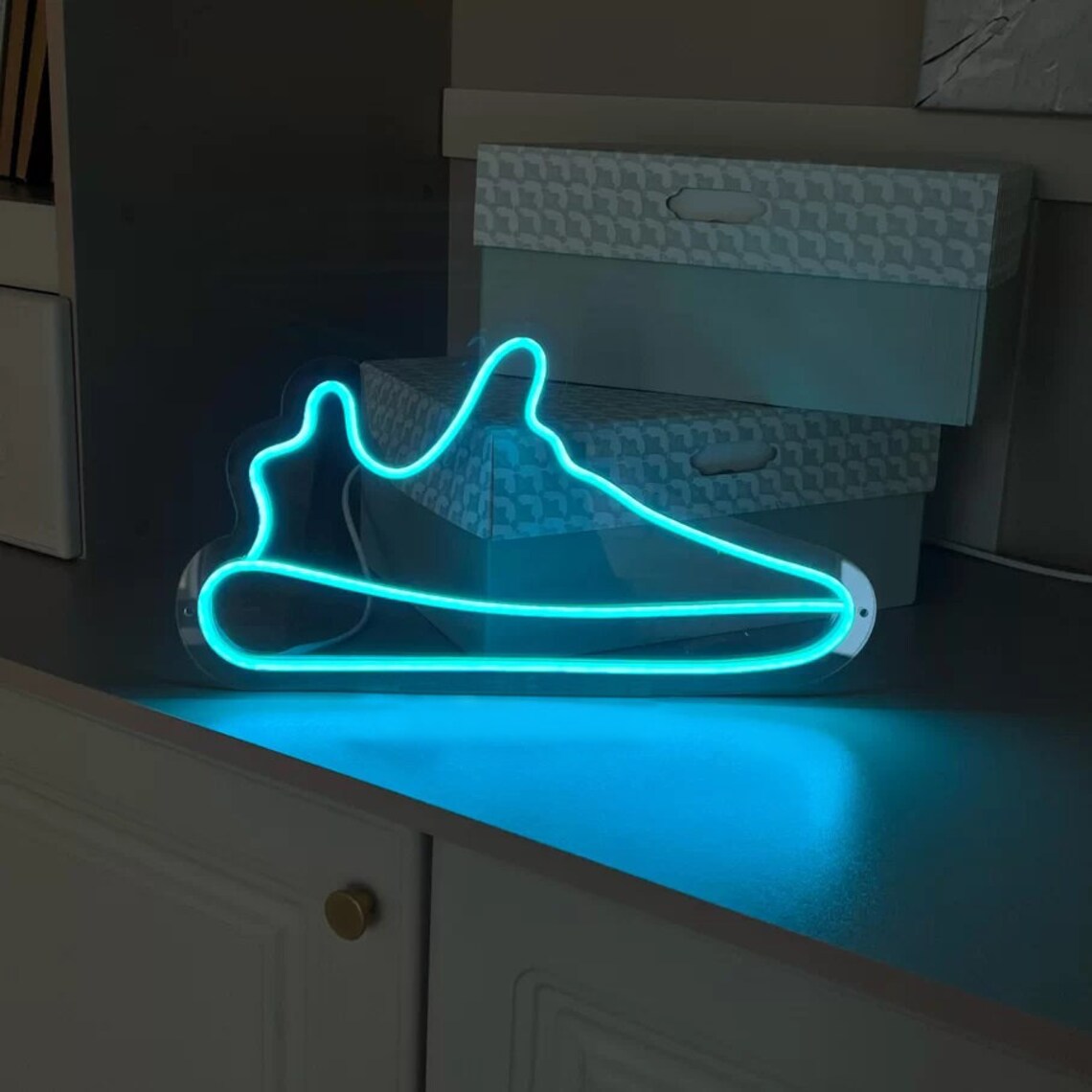 Sneaker Neon Sign Neon Shoe Sign Sneaker Neon Light Sneakers Etsy
