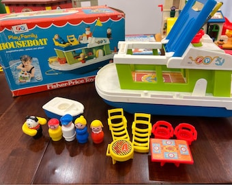 ヴィンテージ 1972 フィッシャープライス リトルピープル ボート