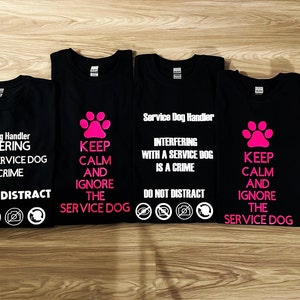 Service Dog Handler Shirts