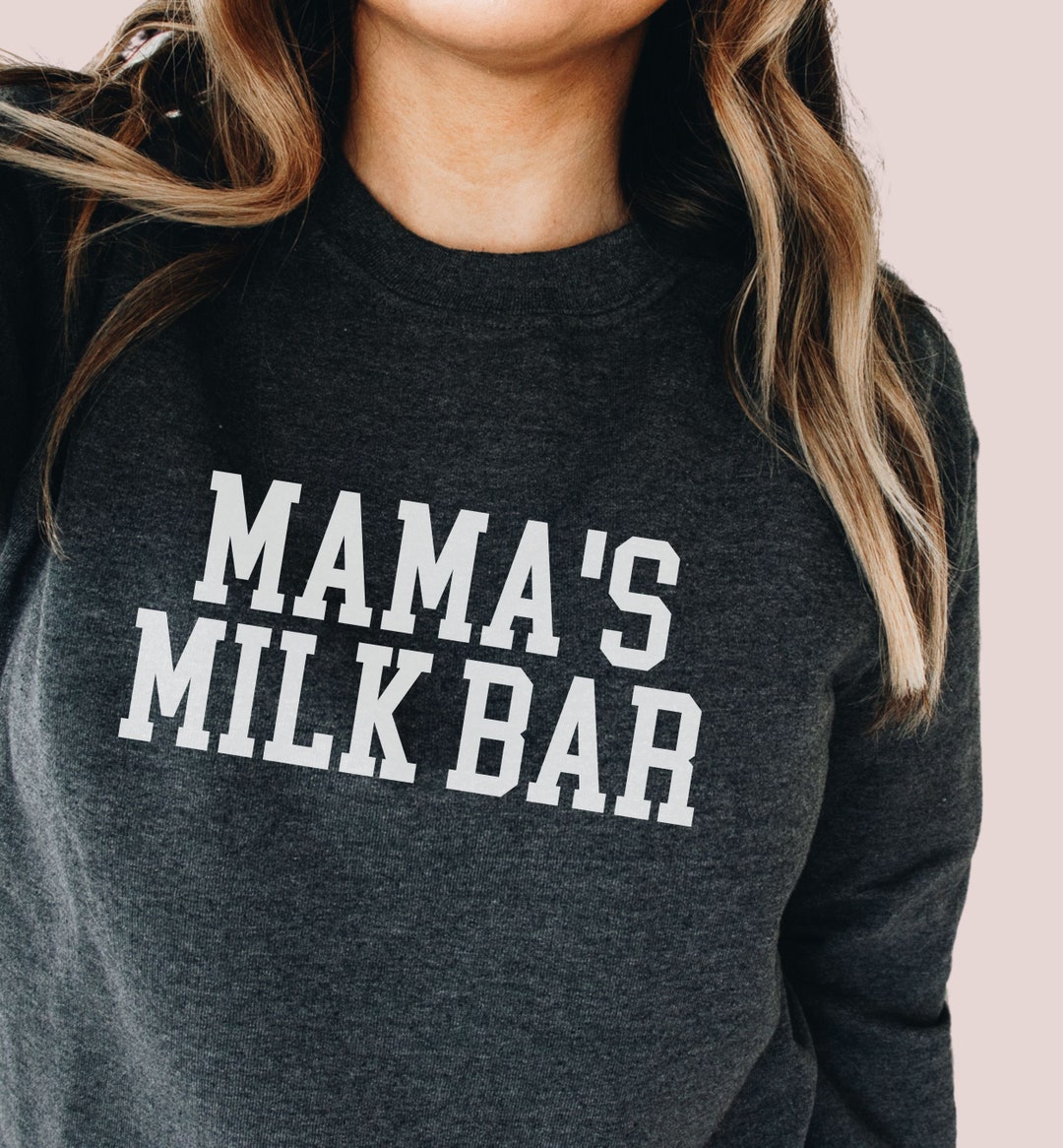 Mama Breastfeeding Sweatshirt, Funny Breast Feeding Crewneck, New Mom