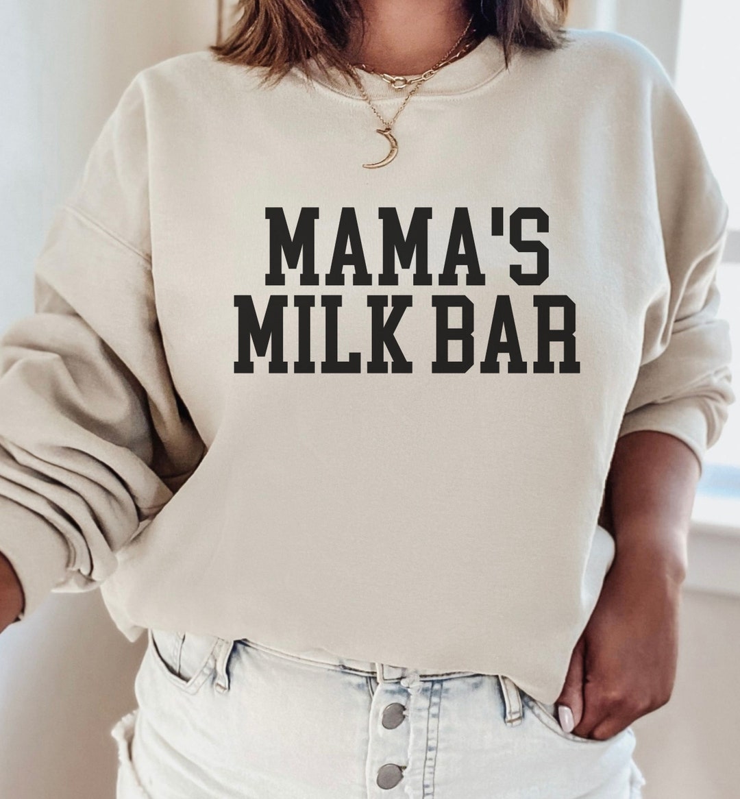 Mama Breastfeeding Sweatshirt Funny Breast Feeding Crewneck Etsy