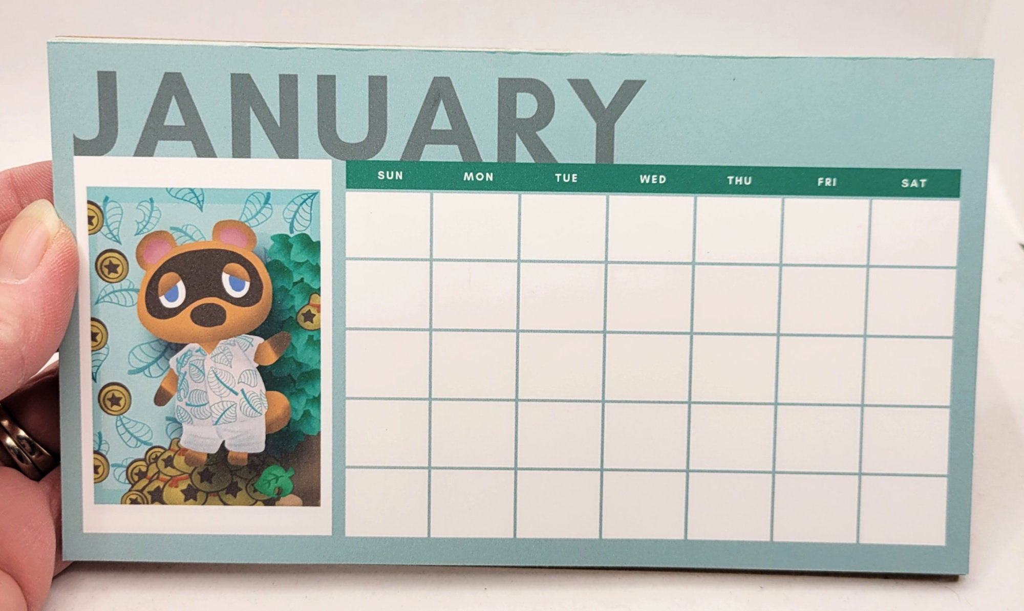 Animal Crossing, Character, Desk Calendar, Undated Calendar, Calendar