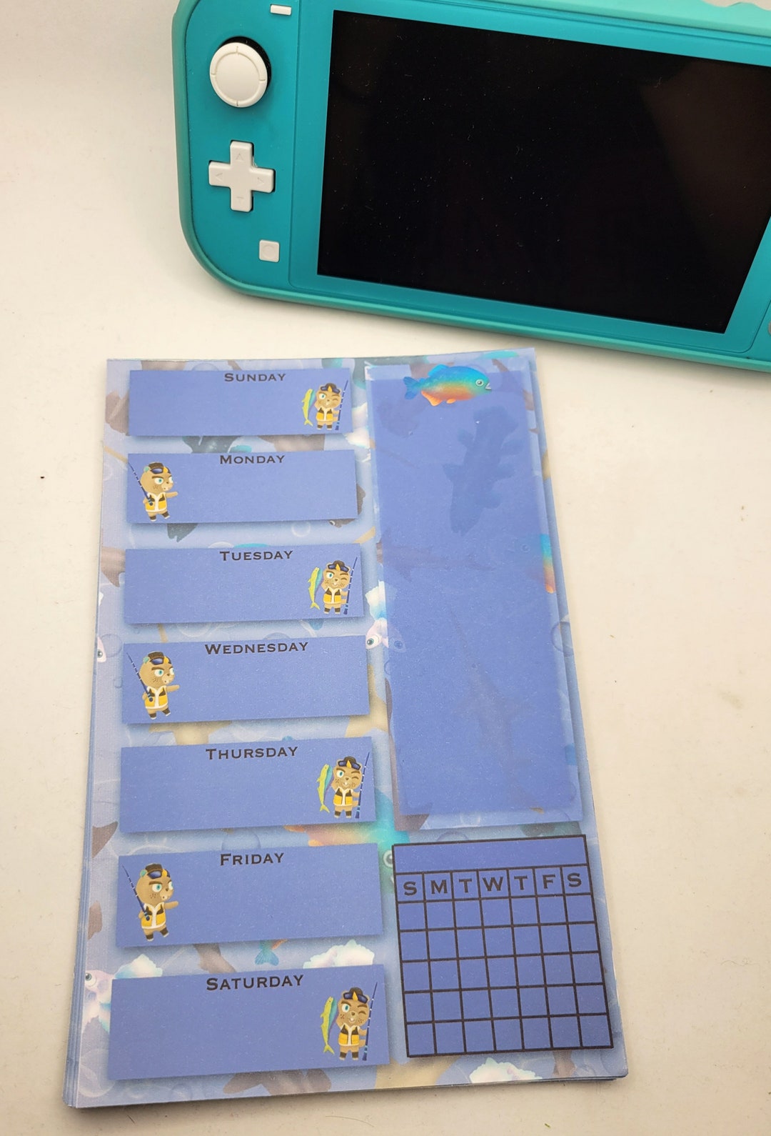 CJ, ACNH Stationery, Weekly Planning, Daily Planning, Desk Notepad