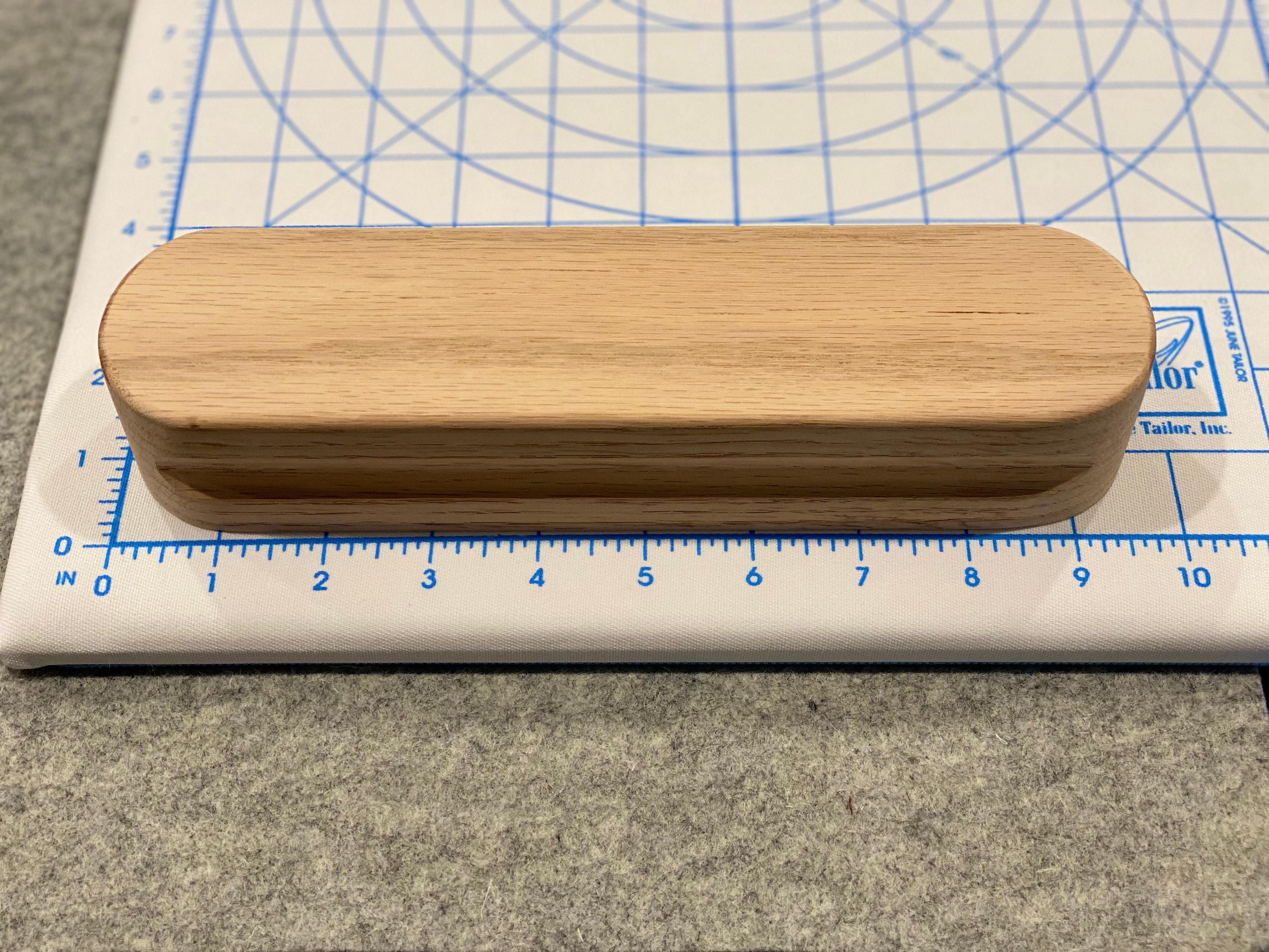 Solid Red Oak 9.5 Inch Tailor's / Quilting Clapper Smooth Finished New