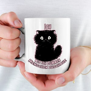 I like me watching stupid people cat cup gift cat lady cats gifts coffee cup cheeky saying girl cat lover
