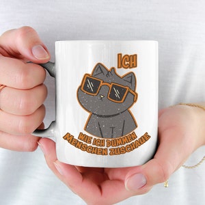 I like me watching stupid people cat cup gift cat lady cats gifts coffee cup cheeky saying girl cat lover