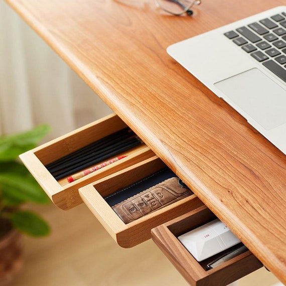 Desk on sale hidden storage