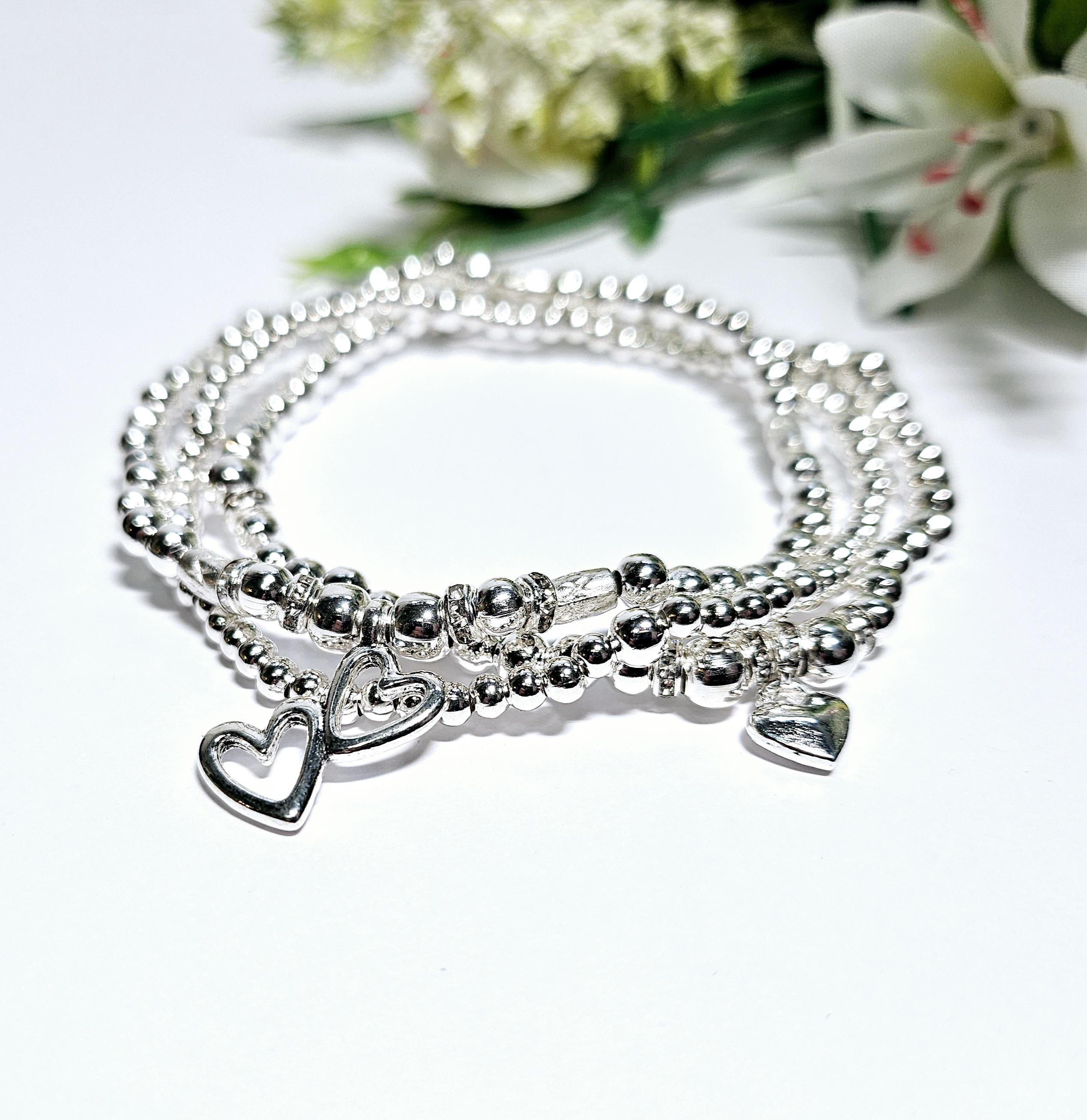 Bracciale perle con ciondolo cuore per sorella Cuore | sorella Kidult – Punto Gioielli