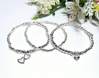 Bracciale Rigido Aperto Placcato Oro Con Perline Colorate | Gioiello Boho Elasticizzato Impilabile Regalo Per Donna