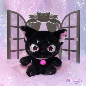 Peluche de gato Missnight: Gatito enojado color